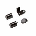 Global Door Controls US Aluminum Style 3/4 in. Left Hand Offset Door Pivot Hinge Set for Adams Rite Type Storefront Door in Duronodic TH1114U-LH-DU